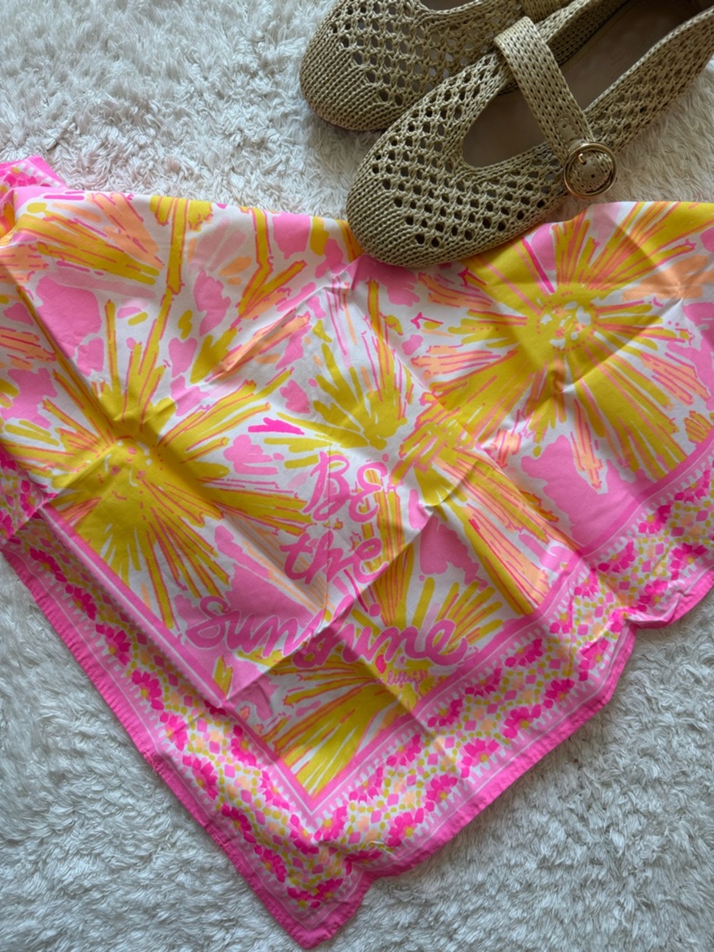 Lilly Pulitzer “Be the Sunshine”
Scarf
